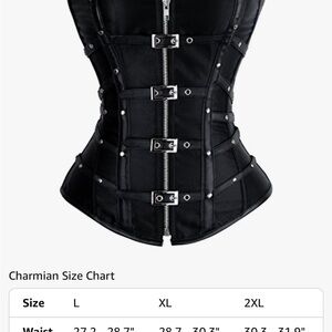 NEW Black Corset (gothic/pirate costume)